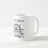 Segelschiff Kapitän Sailor Funny Geschenk Idee Kaffeetasse (VorderseiteRechts)