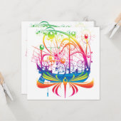 Segelschiff Karte (Vorderseite/Rückseite Beispiel)