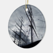 Segelschiff Keramik Ornament (Links)