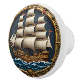 Segelschiff keramikknauf (Rechts)