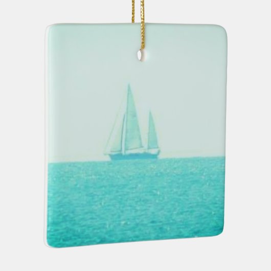 Segelschiff Keramikornament (Rechts)