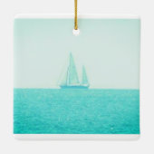 Segelschiff Keramikornament (Rückseite)