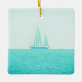 Segelschiff Keramikornament (Vorderseite)