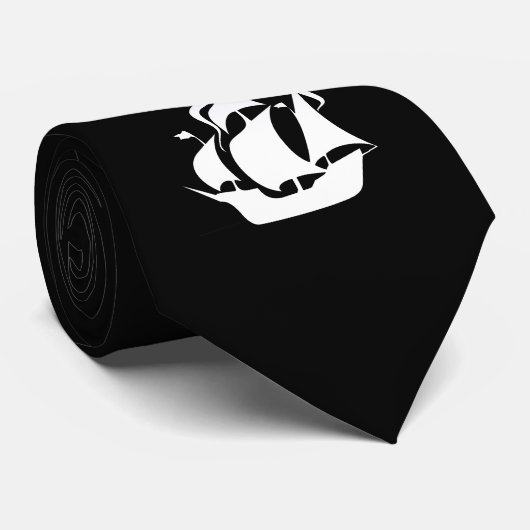 Segelschiff Krawatte (Gerollt)