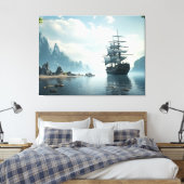 Segelschiff Leinwanddruck (Insitu (Schlafzimmer))