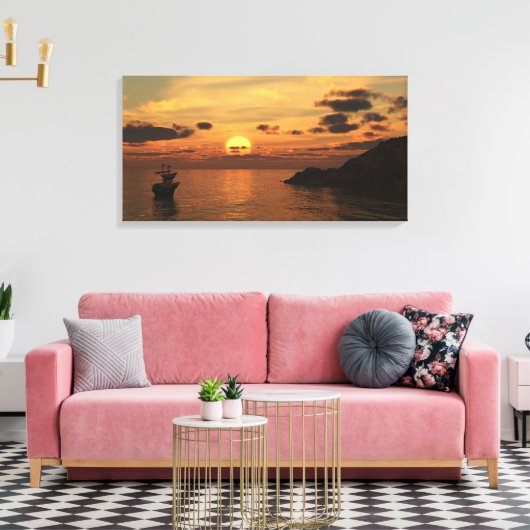 Segelschiff Leinwanddruck (Insitu (Wohnzimmer))