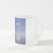 Segelschiff Mattglastasse (VorderseiteRechts)