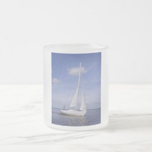 Segelschiff Mattglastasse