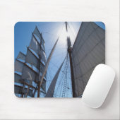 Segelschiff-Mauspad Mousepad (Mit Mouse)