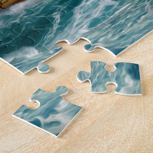 Segelschiff mit Seeschifffahrt für Erwachsene Puzzle (Seite)