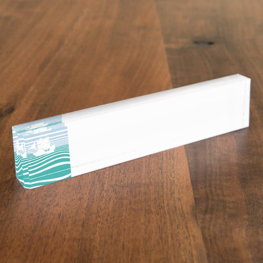 Segelschiff Namensplakette (Seite)