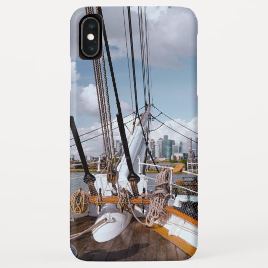 Segelschiff-Notebook Case-Mate iPhone Hülle (Rückseite)