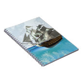 Segelschiff Notizblock (Rechte Seite)
