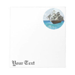 Segelschiff Notizblock