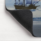 Segelschiff Pirate Sailboat Sea Mousepad (Ecke)