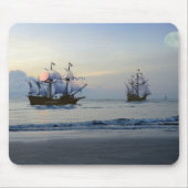 Segelschiff Pirate Sailboat Sea Mousepad (Vorne)