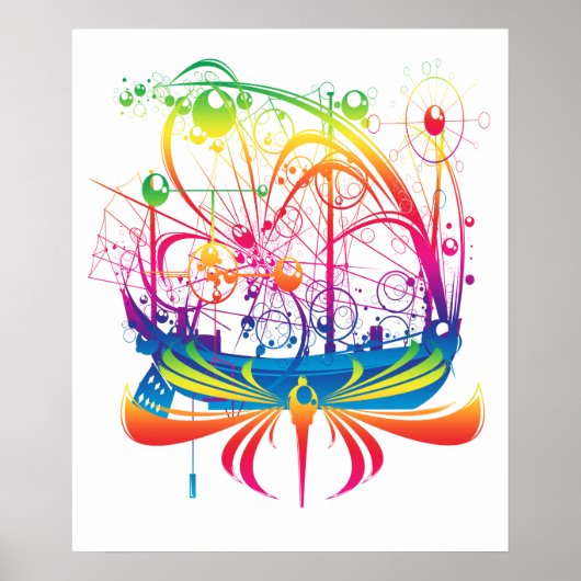 Segelschiff Poster (Vorne)