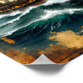 Segelschiff Poster (Ecke)