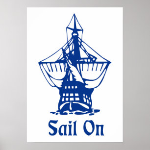 Segelschiff Poster