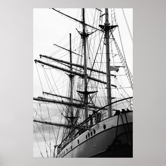 Segelschiff Poster (Vorne)