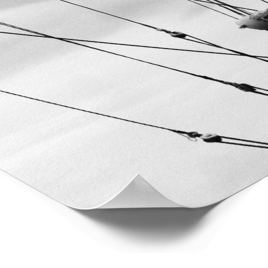Segelschiff Poster (Ecke)