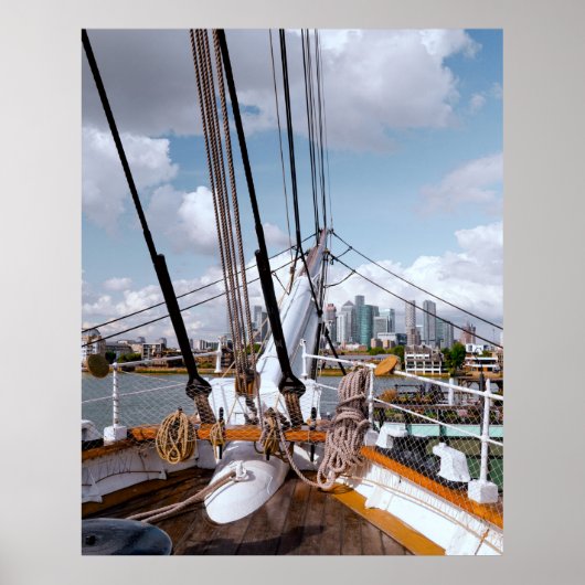 Segelschiff Poster (Vorne)