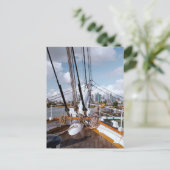 Segelschiff Postkarte (Stehend Vorderseite)