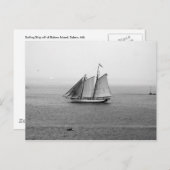 Segelschiff Postkarte (Vorne/Hinten)