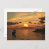 Segelschiff Postkarte (Vorne/Hinten)