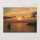 Segelschiff Postkarte (Vorderseite)