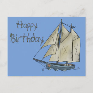 Segelschiff Postkarte