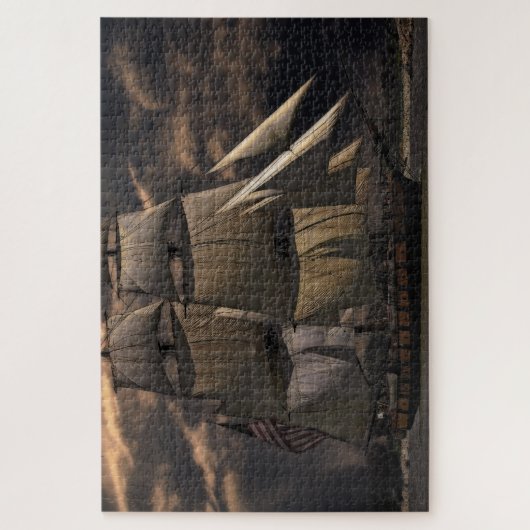 Segelschiff Puzzle (Vertikal)