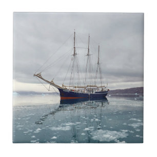 Segelschiff Rembrandt van Rijn 1947 Fliese