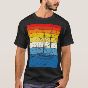 Segelschiff Retro Vintag T-Shirt