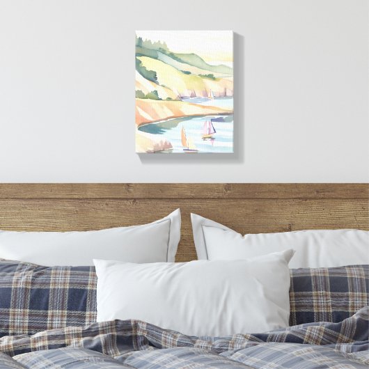 Segelschiff | Rhode Island Leinwanddruck (Insitu (Schlafzimmer))