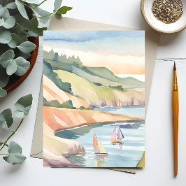 Segelschiff | Rhode Island Postkarte