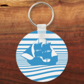 Segelschiff Schlüsselanhänger (Vorderseite)