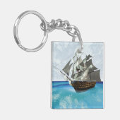 Segelschiff Schlüsselanhänger (Vorderseite links)