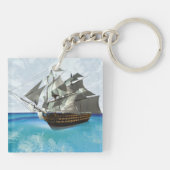 Segelschiff Schlüsselanhänger (Rückseite)
