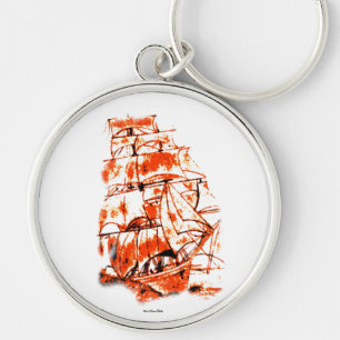 Segelschiff Schlüsselanhänger