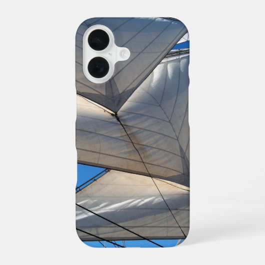 Segelschiff-Segel Fall iPhone 16 Hülle (Rückseite)