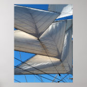 Segelschiff Segel Poster (Vorne)