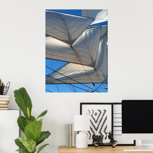 Segelschiff Segel Poster (Heimbüro)