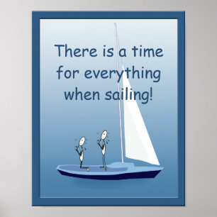 Segelschiff Segeln Segler Gebete Funny Poster
