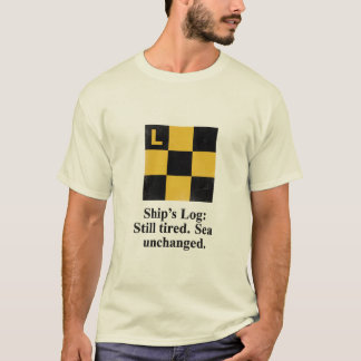 Segelschiff-Signalflagge L T-Shirt | Lustiges Gesc