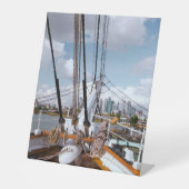 Segelschiff Sockelschild (Vorderseite)