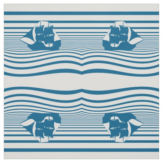 Segelschiff Stoff (Muster)