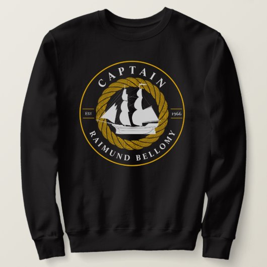 Segelschiff Sweatshirt (Design vorne)