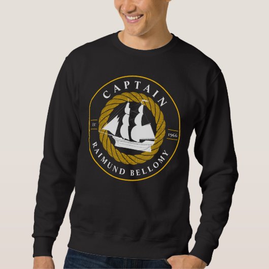 Segelschiff Sweatshirt (Vorderseite)