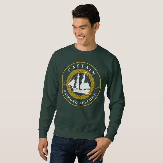 Segelschiff Sweatshirt (Vorne ganz)